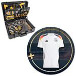 Pack promotionnel Mallette à outils Fortec Basic, 211 pièces + maillot original DFB - domicile 2024 adidas, homme