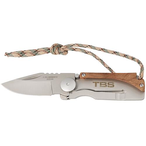 Pocket knife with TBS logo Standard 1