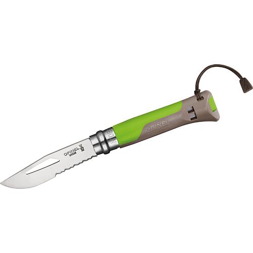 Pocket knife Opinel No.08 Outdoor, green/brown, 254311