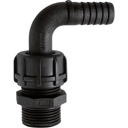 Hose connection, curved 90° Standard 1