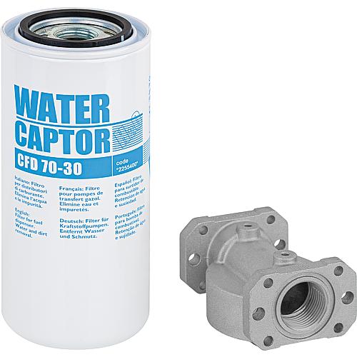 Water separation filter