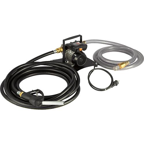 Heating oil pump set 56l/min incl. suction hose 5m, nozzle, pressure hose 10m