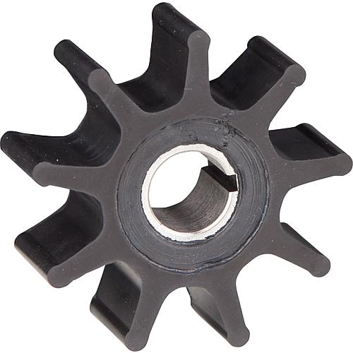 Perbunan Unistar impeller with stainless steel bushing Type A