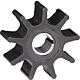 Perbunan Unistar impeller with stainless steel bushing Type A