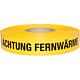 Pipe warning tape “Achtung Fernwärme” (Attention District Heating), yellow, L=250 m