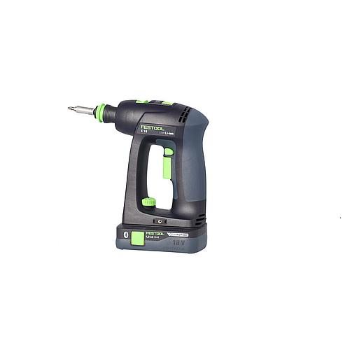 Perceuse-visseuse sans fil Festool 18 V C 18 HPC 4,0 I-Plus avec 2x batteries 4,0 Ah et chargeur