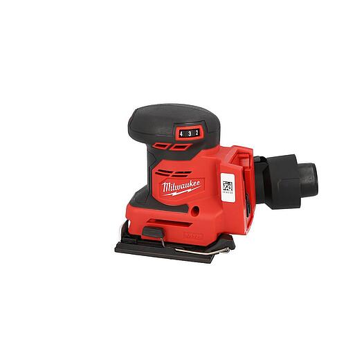 Ponceuse vibrante sans fil Milwaukee M18BQSS-0 18 V, sans batterie ni chargeur