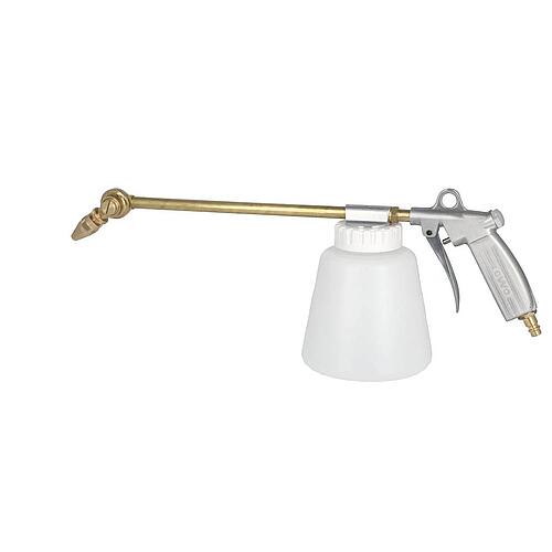 Pistolet pulverisateur avec gobelet en plastique 1,0 l tube de pulverisation orientable