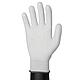 Work gloves for assembly, nylon white, size XL