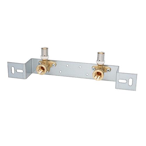 Wall bracket mount front m. 16x2 mm DN15(1/2), 152 mm, TH profile, WS-Press