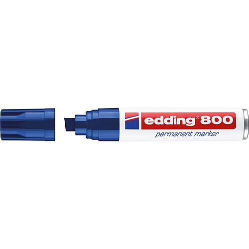 edding permanent marker 800 blue Line width 4 - 12 mm Wedge tip