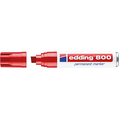 Marqueur Permanentmarker 800 rouge largeur de trait 4 - 12 mm pointe grisote