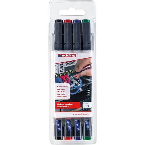 Cable marker set
edding® 8407 Anwendung 1