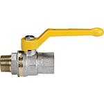 Gas ball valve ATHENA, ET x IT with aluminium hand lever