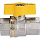 Gas ball valve ATHENA, IT x IT with aluminium butterfly handle Standard 1