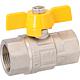 Gas ball valve DVGW tested with wing grip 3/4" female thread x female thread"