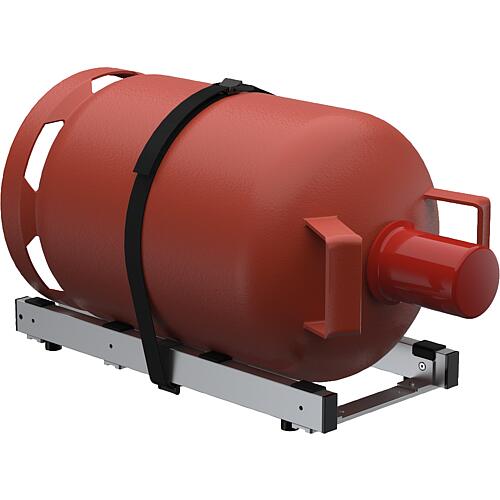 Transport brace base for gas cylinders up to 11kg Standard 1