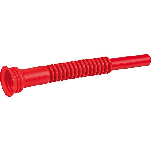 Outlet pipe standard petrol red, 265mm 819701