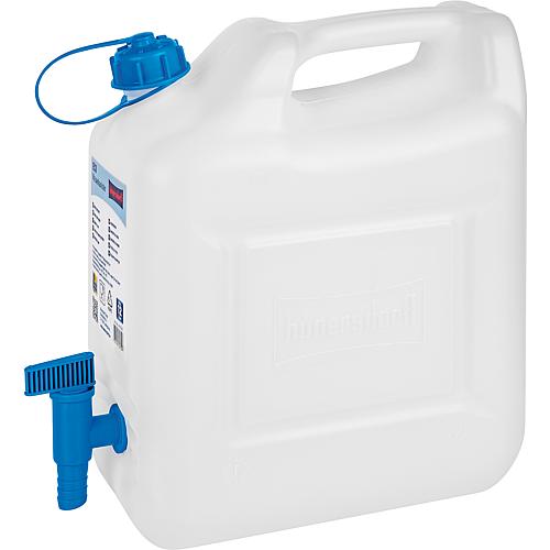 Wasserkanister Eco Natur 12 Liter mit Ablasshahn 160x334x332mm