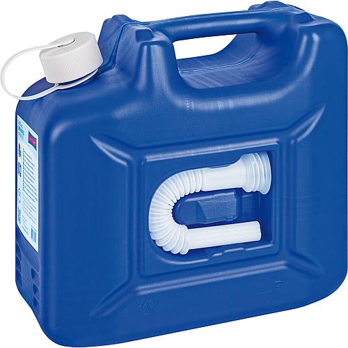 Canister for AdBlue blue, 10 litre 162x350x310 mm, empty