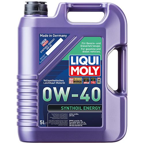 Huile de moteur LIQUI MOLY de synthèse - Energy SAE 0W-40 contenu 5 litres