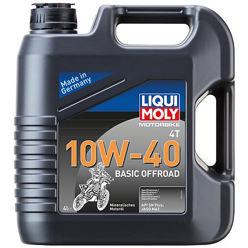 huile moteur moto LIQUI MOLY moto 4T 10W-40 basic bison 4 l