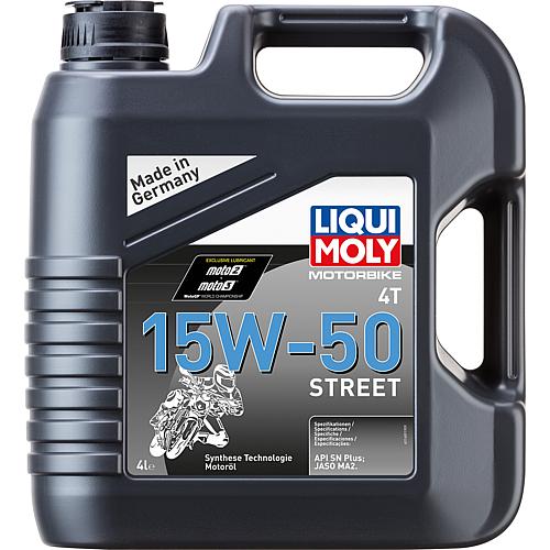 huile moteur moto LIQUI MOLY moto 4T 15W-50 street bidon 4l