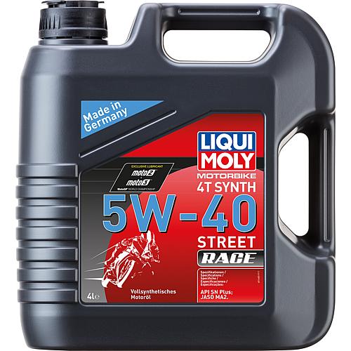 Huile moteur (moto) LIQUI MOLY Motorbike 4T Synth 5W-40 Street Race bidon 4l