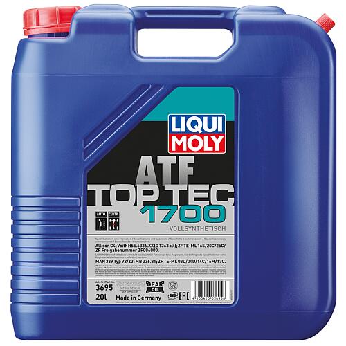 Huile moteur LIQUI MOLY Top Tec ATF 1700, bidon 20l