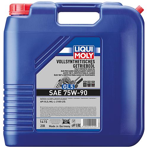 huile moteur synthetique LIQUI MOLY (GL5) SAE 75w-90 bidon 20l