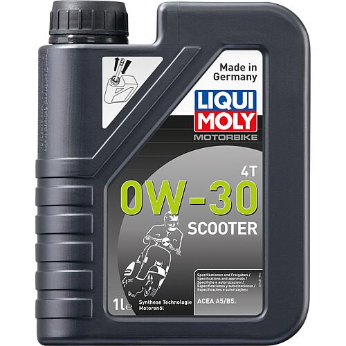 Engine oil 4-stroke engines LIQUI MOLY 0W-30 Scooter 1l canister