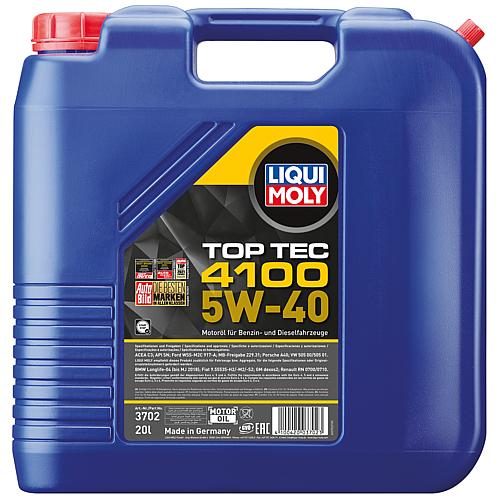 Huile moteur LIQUI MOLY Top Tec 4100 5W-40 bidon 20l