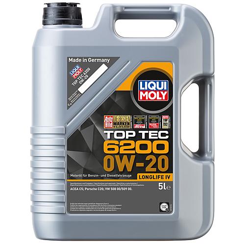 Huile moteur LIQUI MOLY Top Tec 6200 0W-20, bidon 5l