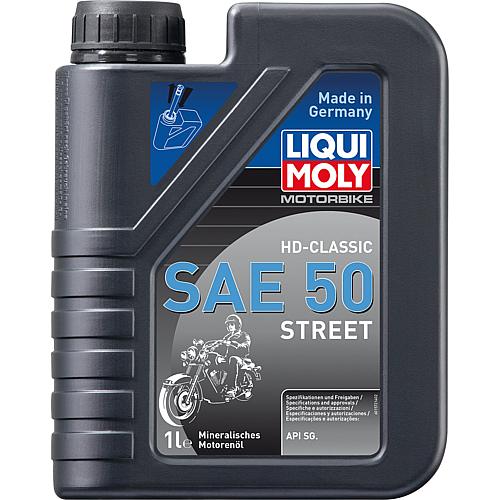 Engine oil LIQUI MOLY Motorbike HD-Classic SAE 50 Street 1l canister