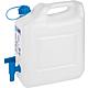 Wasserkanister Eco Natur 12 Liter mit Ablasshahn 160x334x332mm