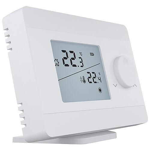 Thermostat d'ambiance sans fil digital Silver Type TA/RF S Anwendung 1