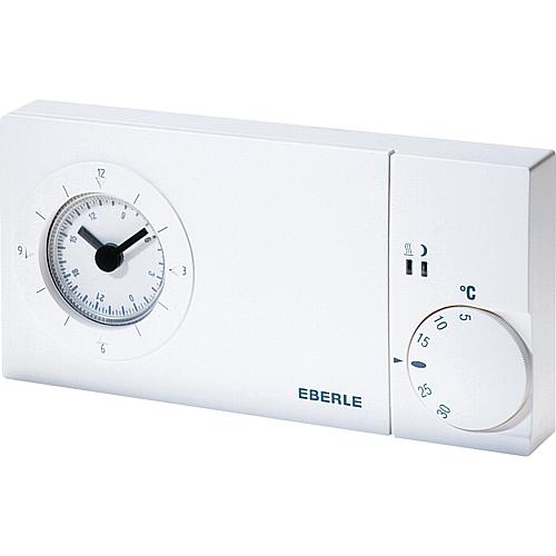 Clock thermostat easy 3 pw, week timer, 3-wire with timer outlet