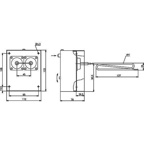 Air heat thermostat JTL Standard 3