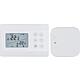 Wireless clock room thermostat Digital Silver type CR/RF S Standard 1