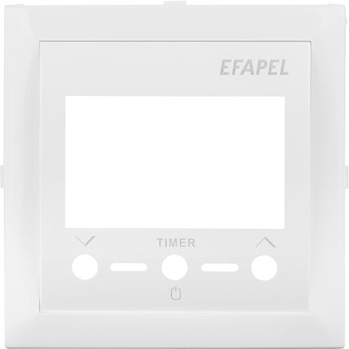 Central plate room thermostat Digital, polar white