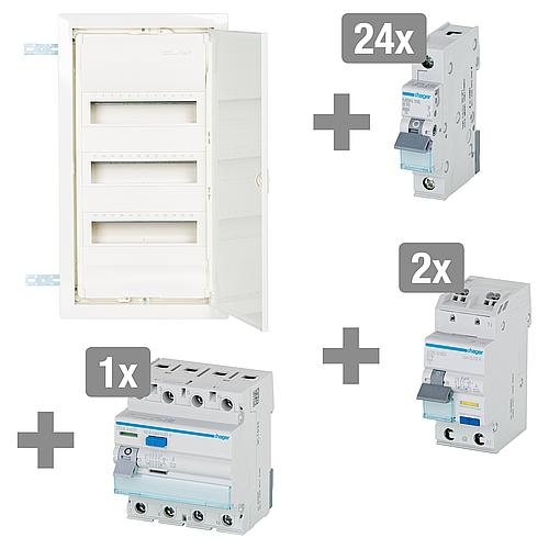 Manifold set Hager, 28-piece Standard 1