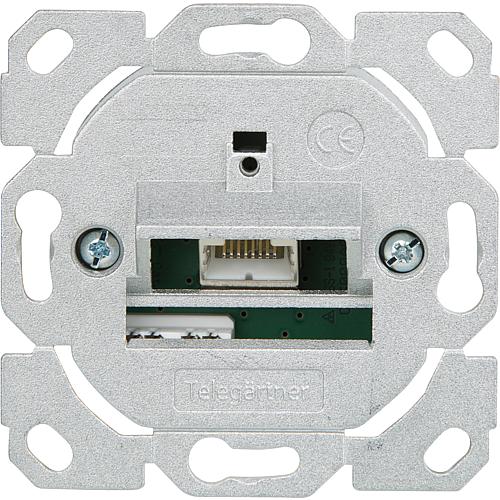 Connection socket AMJ45 8 K Up/0 cat. 6A(IEC) without central plate, 1 piece