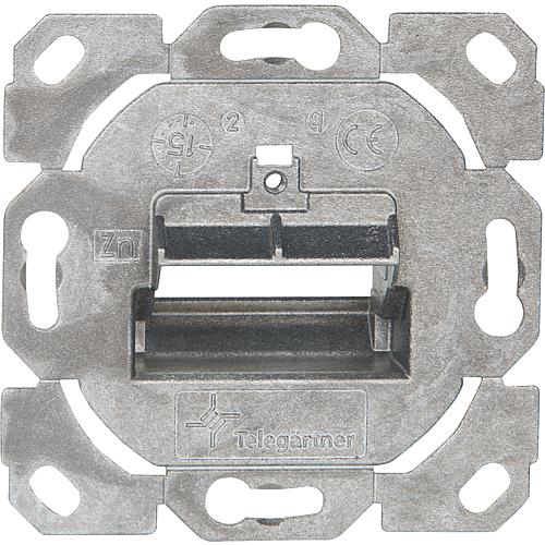 Module holder AMJ-S 1-way flush-mounted/0 flex without AMJ-S module Standard 1