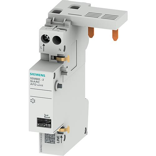 Fire protection switch block Siemens, up to 16A, for earth leakage circuit-breaker, 5SM6021-2