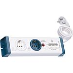 Power strip with overload protection, 2 sockets