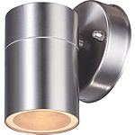 Wall-mounted external light stainless steel, round