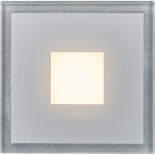 Einbauleuchte Brillanza BZK-230/AL/BC, 230V, Aluminium, 75x75x44mm