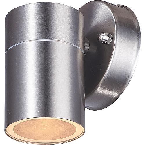 Lampe murale extérieure inox, ronde Standard 1