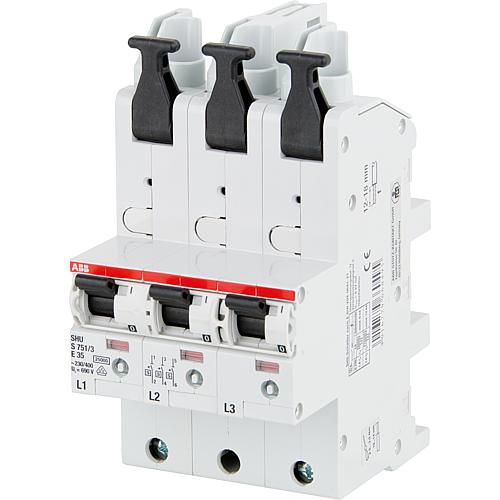 Main circuit breaker (selective circuit breaker) for busbar mounting Standard 1