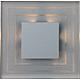 Recessed light Kristal CR01-230/AL/BC, 230V, aluminium, 75x75x40mm